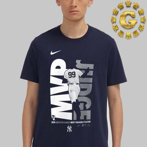 Nike X Aaron Judge New York Yankees Navy 2024 American League MVP Unisex T-Shirt