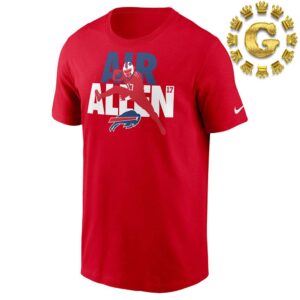 Nike x Buffalo Bills Josh Allen Air Allen Hurdle NFL Red Unisex T-Shirt