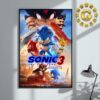 New Poster For Sonic 3 Only In Cinemas December 26th 2024 Home Decor Poster Canvas