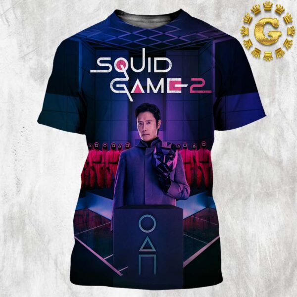 Official Poster For Squid Game 2 Only On Netflix December 26th 2024 All Over Print Shirt