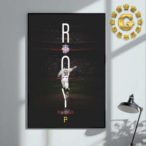 Paul Skenes Pittsburgh Pirates Is 2024 National League Rookie Of The Year MLB Home Decor Poster Canvas