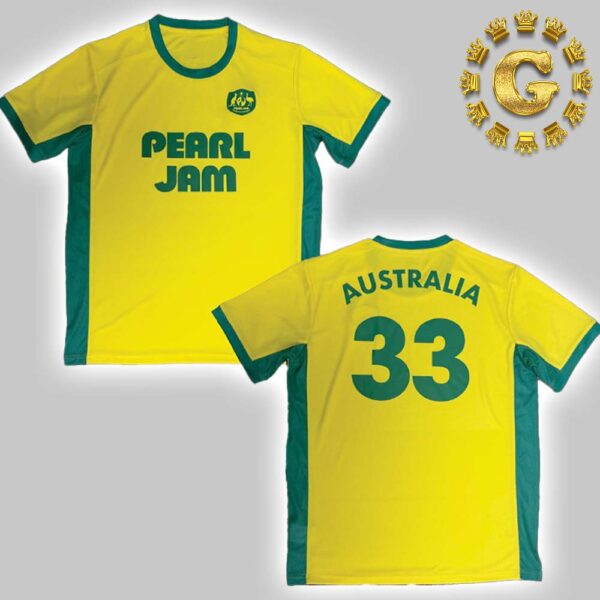 Pearl Jam Australia Event Jersey At People First Stadium Gold Coast Queensland In Carrara Australia On November 13th 2024 All Over Print Shirt