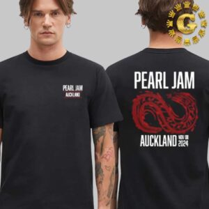 Pearl Jam Event Tee At Go Media Stadium In Auckland New Zealand On November 8th 2024 Two Sides Unisex T-Shirt