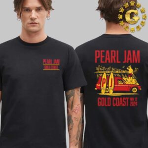 Pearl Jam Event Tee At People First Stadium Gold Coast Queensland In Carrara Australia On November 13th 2024 Two Sides Unisex T-Shirt