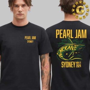 Pearl Jam With Pixies Comis Psychos Event Tee In Sydney Australia At Engie Stadium On November 21 2024 Two Sides Unisex T-Shirt