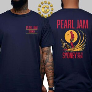 Pearl Jam With Pixies Event Tee In Sydney Australia At Engie Stadium On November 23th 2024 Two Sides Unisex T-Shirt