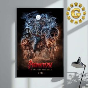 Poster For Poohniverse Monsters Assemble 2025 Home Decor Poster Canvas