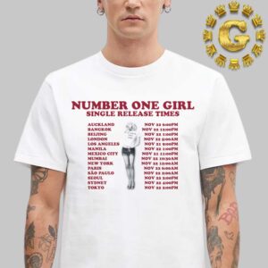 Rose Number One Girl Single Release Times Dates List And Photo Unisex T-Shirt