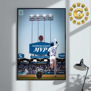 Shohei Ohtani Los Angeles Dodgers Is National League MVP MLB Home Decor Poster Canvas