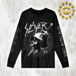 Slayer World Painted Blood Dagger Unisex Long Sleeve Shirt