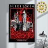 Sleep Token Event Poster Limited Edition At Frankfurt Ritual In Germany On November 10th 2024 Home Decor Poster Canvas