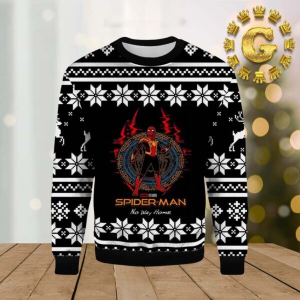 Spider Man No Way Home 2024 Ugly Christmas Sweater