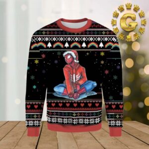 Spider Man Santa Ugly Christmas Sweater Gift For Holiday