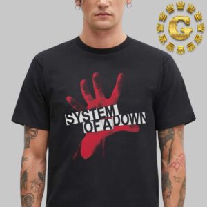 System Of A Down Self Titled Red Hand Logo Unisex T-Shirt