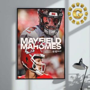 Tampa Bay Buccaneers Vs Kansas City Chiefs A Super Bowl LV Rematch NFL Home Decor Poster Canvas