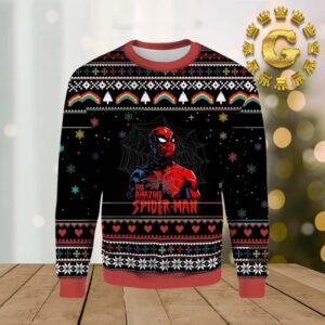 The Amazing Spider Man Xmas 2024 Holiday Gift Ugly Christmas Sweater