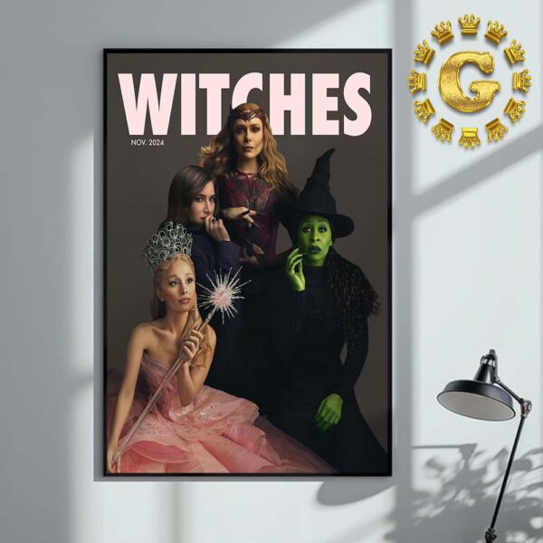 The Witches World Wicked X Ariana X Witches November 2024 Home Decor Poster Canvas