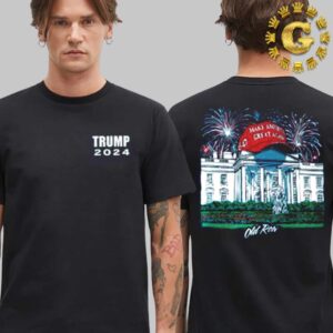 Trump 2024 White House Pocket Two Sides Unisex T-Shirt