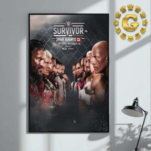 WWE Survivor Series War Games Canada November 30 2024 Home Decor Poster Canvas