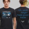 Weezer Blue Holiday Lights Two Sides Unisex T-Shirt