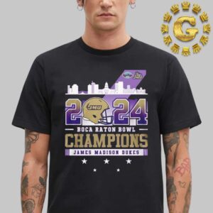 2024 Boca Raton Bowl Champions Are James Madison Dukes Unisex T-Shirt