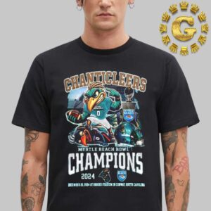 2024 Myrtle Beach Bowl Champions Coastal Carolina Chanticleers Football Unisex T-Shirt