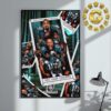 Congrats Philadelphia Eagles NFC East Champions 2024 NFL Home Decor Poster Canvas