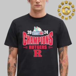 2024 Rate Bowl Champions Rutgers Scarlet Knights Unisex T-Shirt