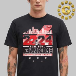 2024 Staff DNA Cure Bowl Champions Jacksonville State Gamecocks Football Unisex T-Shirt