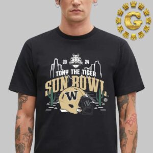 2024 Tony The Tiger Sun Bowl Washington Huskies Football Helmet Unisex T-Shirt