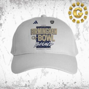 Adidas X Georgia Tech Football Birmingham Bowl Bound 2024 Participant Classic Cap Hat Snapback