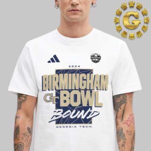 Adidas X Georgia Tech Football Birmingham Bowl Bound 2024 Participant Unisex T-Shirt