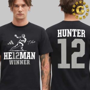 Adidas X Travis Hunter Heisman He12man Winner Tee Two Sides Unisex T-Shirt