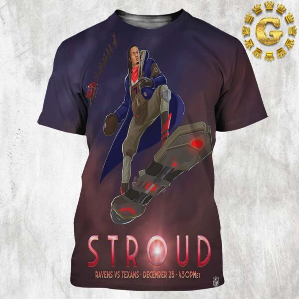 Arcane League Of Legends X C. J. Stroud Houston Texans Vs Baltimore Ravens NFL Game Day On December 25 2024 All Over Print Shirt