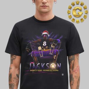 Arcane League Of Legends X Lamar Jackson Baltimore Ravens Vs Houston Texans NFL Game Day On December 25 2024 Unisex T-Shirt