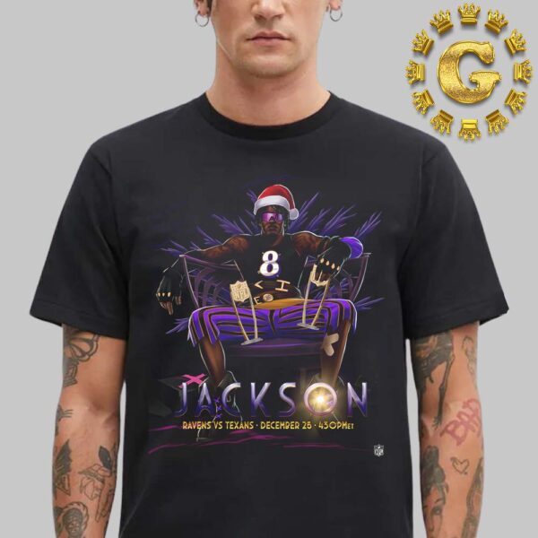 Arcane League Of Legends X Lamar Jackson Baltimore Ravens Vs Houston Texans NFL Game Day On December 25 2024 Unisex T-Shirt