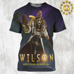 Arcane League Of Legends X Russell Wilson Pittsburgh Steelers Vs Kansas City Chiefs NFL Game Day On December 25 2024 All Over Print Shirt