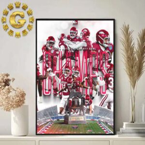 Arkansas Razorback Football Are 2024 Autozone Liberty Bowl Champions Home Decor Poster Canvas