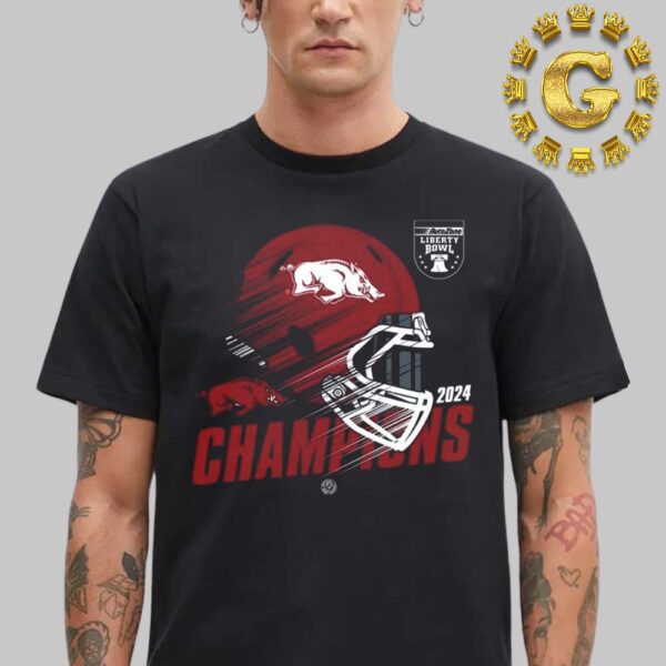 Arkansas Razorbacks Football 2024 Liberty Bowl Champions Unisex T-Shirt