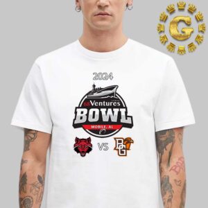 Arkansas State Red Wolves Vs Bowling Green Falcons 2024 68 Ventures Bowl On December 26th NCAA Division Unisex T-Shirt