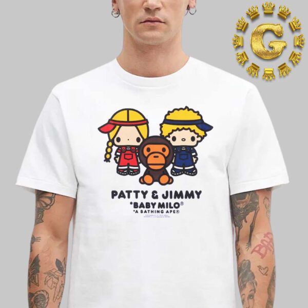 Babe X Sanrio Baby Milo 25th Anniversary Collection Patty And Jimmy A Bathing Ape Unisex T-Shirt