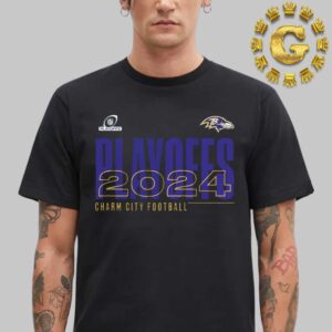 Baltimore Ravens 2024 NFL Playoffs Unisex T-Shirt