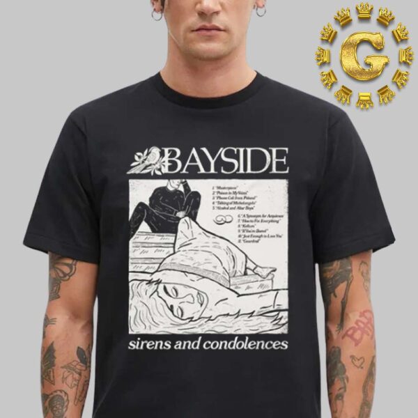 Bayside Sirens And Condolences Black Unisex T-Shirt