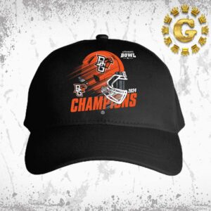 Bowling Green Falcons Football 2024 68 Ventures Bowl Champions Helmet Classic Cap Hat Snapback