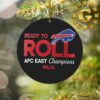 Buffalo Bills Fanatics 5 Straight AFC East Division Champions 2024 Holiday Gift Christmas Ornament