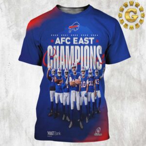 Buffalo Bills Are AFC East Champions 2024 NFL All Over Print Shirt