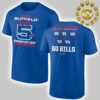 Buffalo Bills X Nike 2024 AFC East Division Champions Locker Room Trophy Collection Unisex T-Shirt