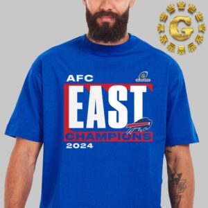 Buffalo Bills Fanatics Royal 2024 AFC East Division Champions Conquer Unisex T-Shirt