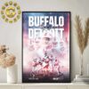 Josh Allen From Buffalo Bills First Player In NFL History With 35 Passing And Rushing zin 4 Seasons Home Decor Poster Canvas