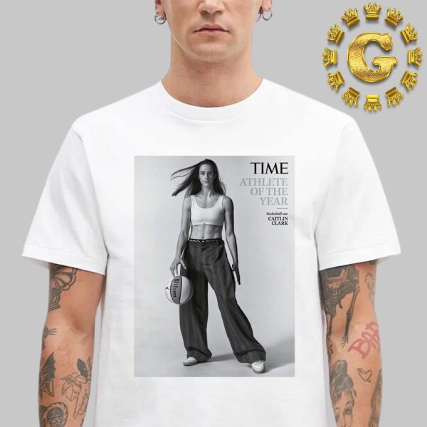 Caitlin Clark Indiana Fever Is TIME’s Athlete Of The Year Basketball Star WNBA 2024 Unisex T-Shirt